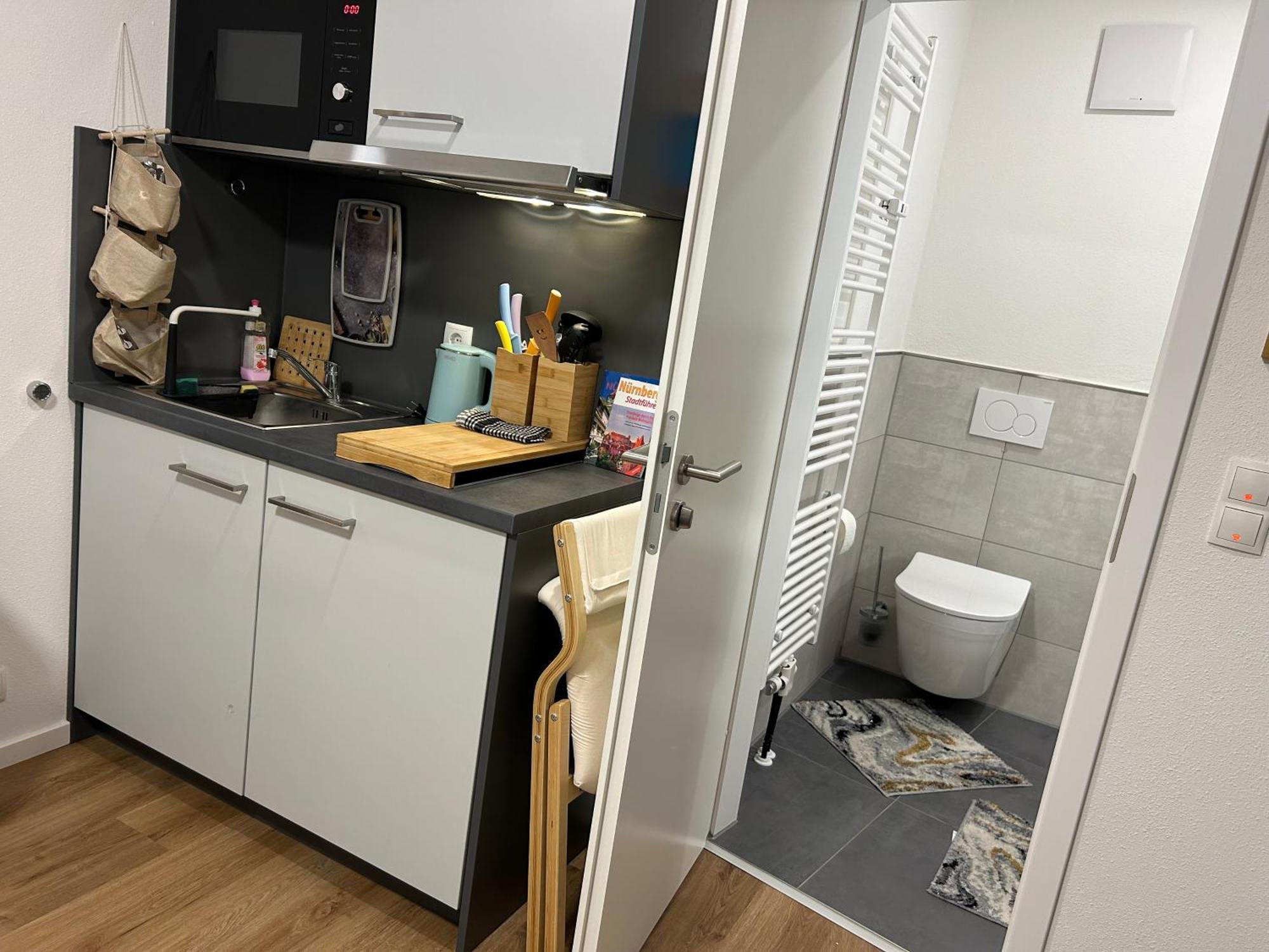 Modernesminizimmer-Stadtnah-Selfcheckin-Parkplatz Νυρεμβέργη Εξωτερικό φωτογραφία